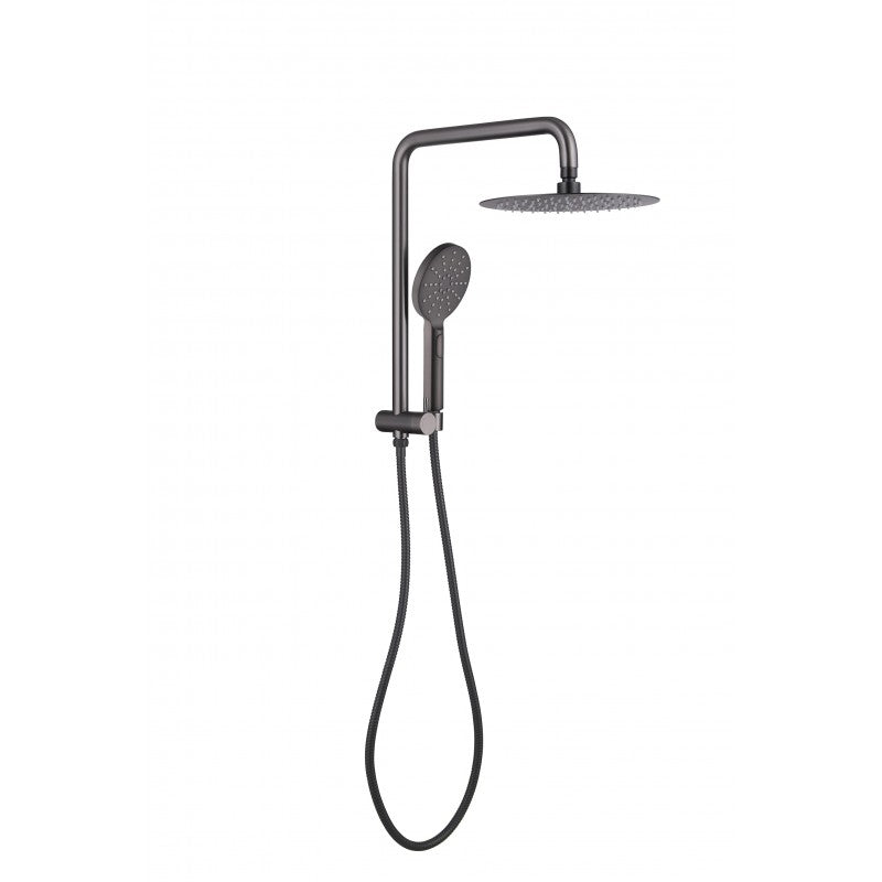 Solange 2 in 1 Combo Shower Set Gunmetal The Tapware Outlet