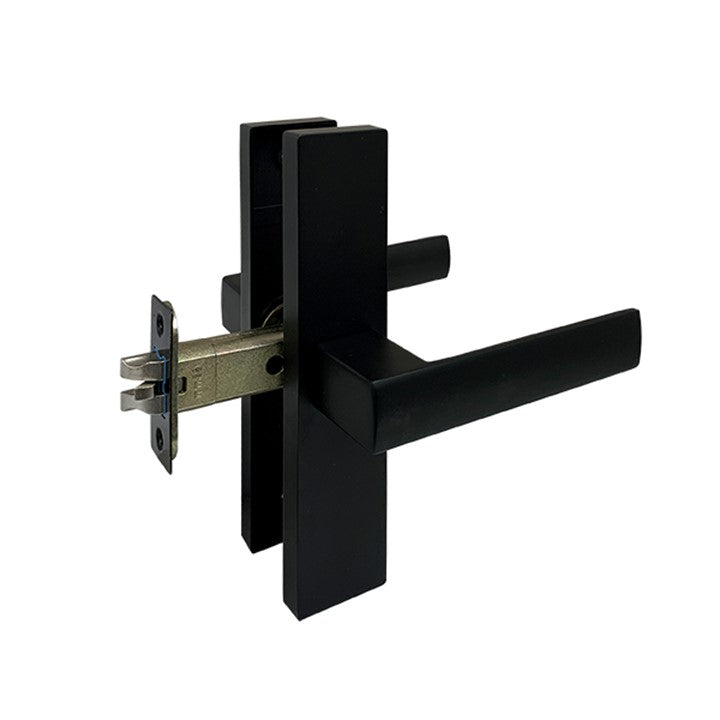 Matt Black Passage Handle Set Eva Series The Tapware Outlet