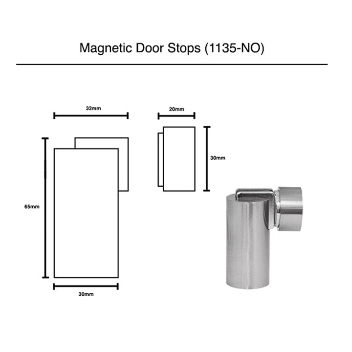 Cylinder Shaped Door Stops Brushed Gold The Tapware Outlet