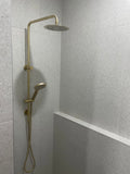 Pacifica Round Multifunction Combo Shower rail - Brushed Gold