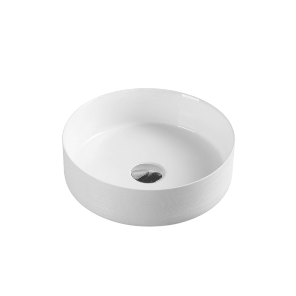 Penny Counter Top Vanity Basin - Gloss White