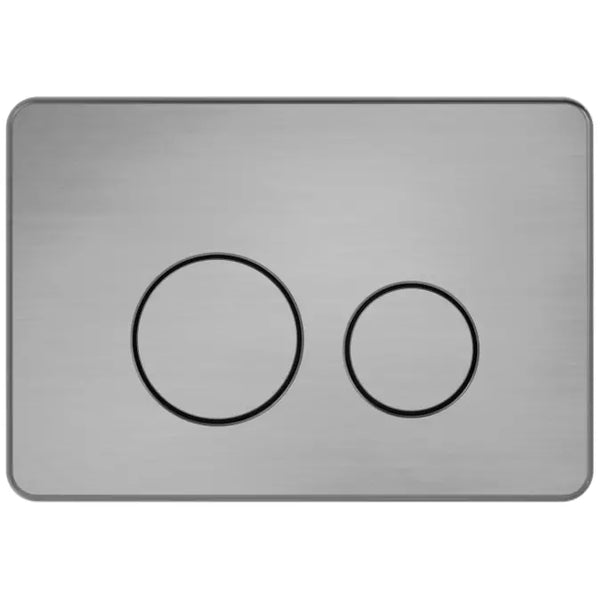 Solange In Wall Toilet Flush Buttons - Gunmetal