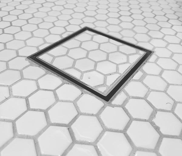 Square Tile Insert Floor Waste - 100mm