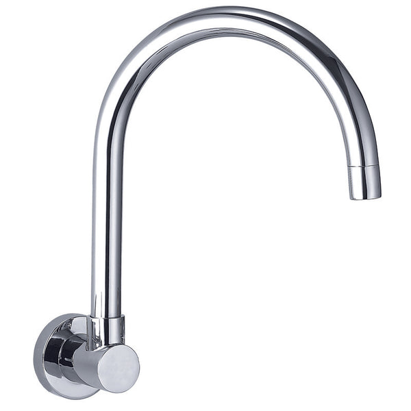 Moderno Swivel Bath and Wall Outet - Chrome