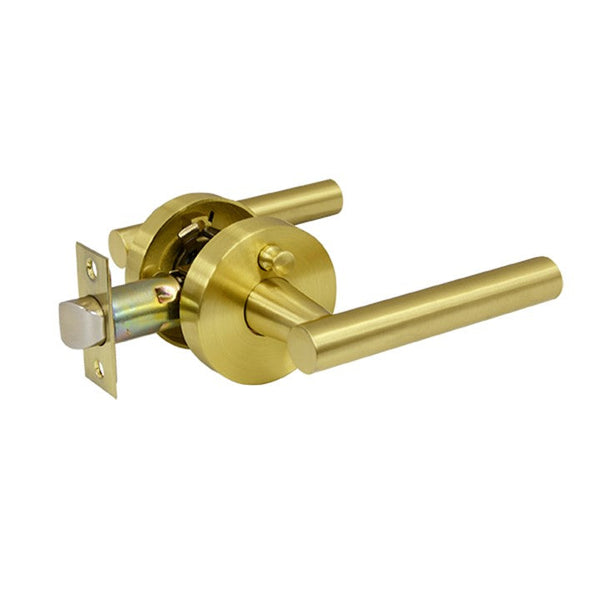 Pacifica Series Privacy Lever Set - Brushed Gold