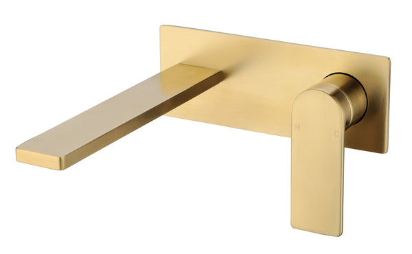 Coomera Wall Mixer & Spout Combination  - Brushed  Gold