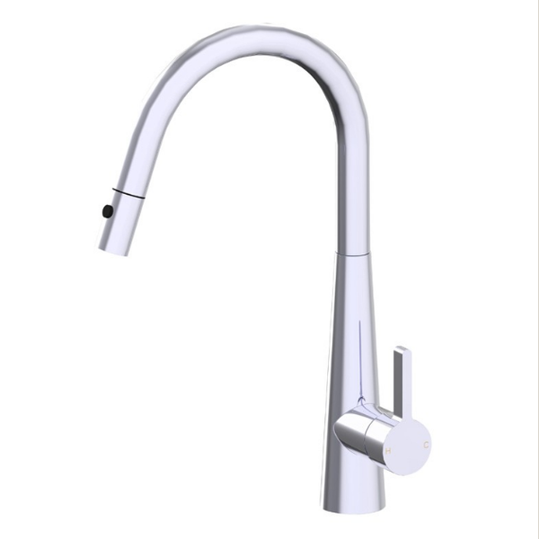 Palm Pull Out Kitchen Sink Mixer - Chrome