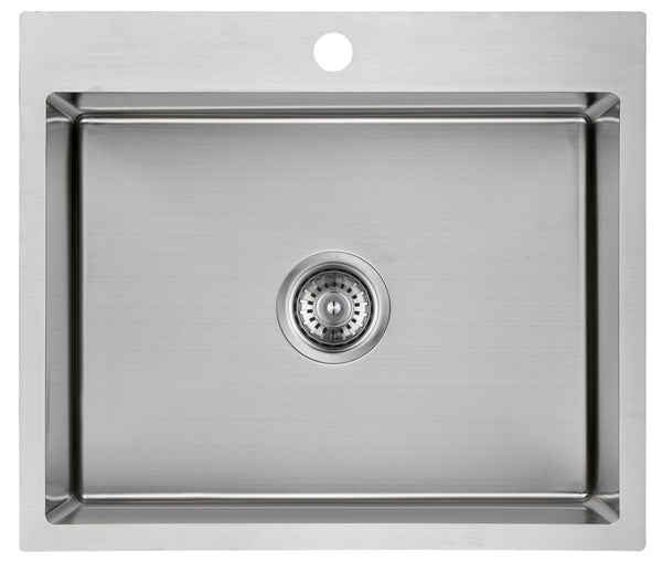 Eva Above/Undermount Laundry Sink 580mm x 400mm - Stainless Steel