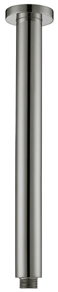 Round Ceiling Drop Down Shower Arm 300mm - Brushed Nickel